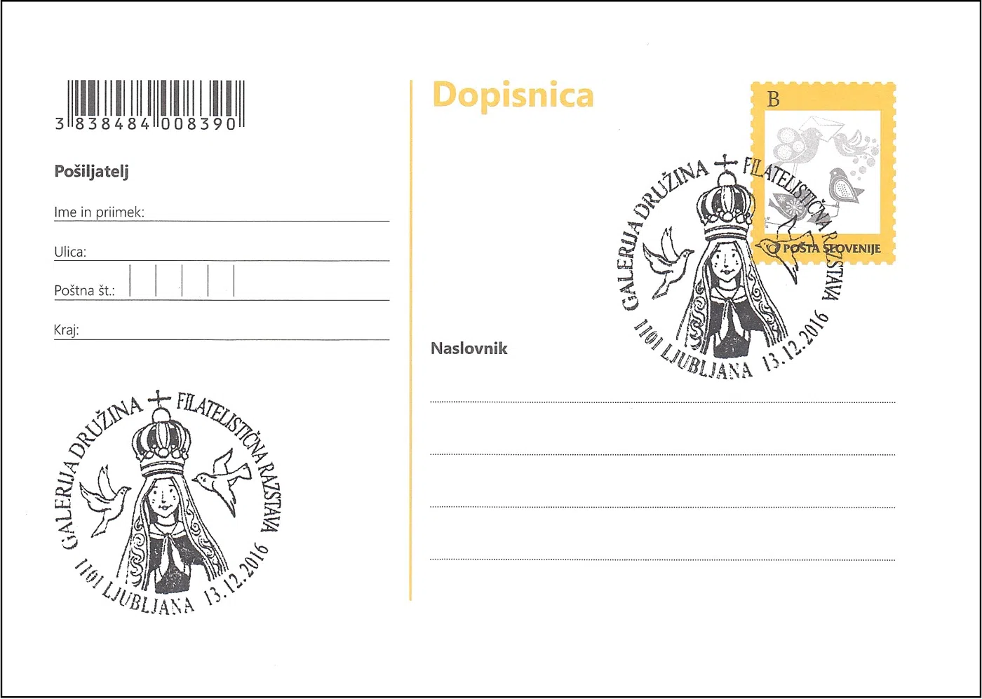 GALERIJA DRUŽINA - FILATELISTIČNA RAZSTAVA